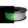 Poliso 3D - PLA, Glow-in-Dark-Green 3D Printer Filament, 1.75 mm, Dimensional Accuracy +/- 0.03, 1 Kg.